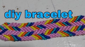 step by step tutorial|herringbone pattern bracelet #chevron #braceletmaking #macrame #diy @ALZDIY10