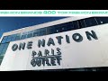 One nation paris outlet presentation of the mall