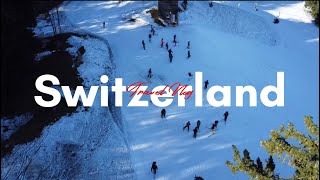 Explore the breathtaking beauty of the Swiss mountains in winter