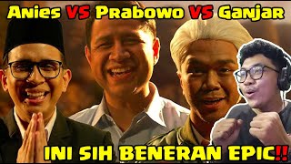 REACTION EPIC RAP BATTLES OF PRESIDENCY 2024 | Gilang Reaction (EPS 2)