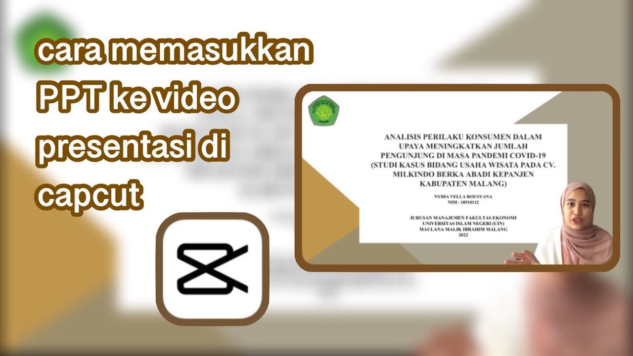 Cara Memasukkan PPT ke Dalam Video Presentasi di CapCut YouTube