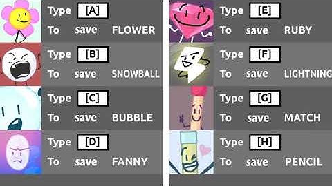 BFB VIEWER VOTING 1 : VOTE FOR AN IANCE MEMBER IN BFB TO BE SAVE !!