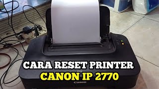 Cara Mengatasi Tinta Print Canon ip2770 Putus-putus