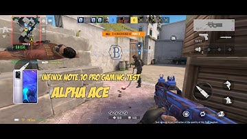 Infinix Note 10 Pro Gaming Test - Alpha Ace Gameplay 2022