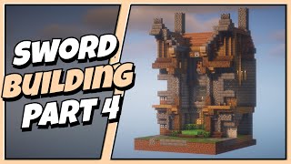 Minecraft: How To Build The Classic Mini-Games Lobby - Episode 20 - The Sword Building (PART 4)