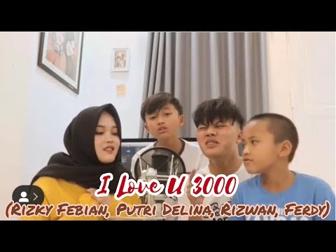 perdana-rizky-febian,-putri-delina,-rizwan-dan-ferdy-cover-bareng---i-love-u-3000-|-stephanie-poetri