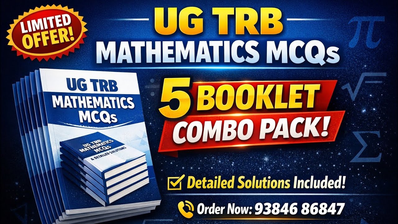 Ug trb mathematics study material and test batch con:9384686847 - YouTube
