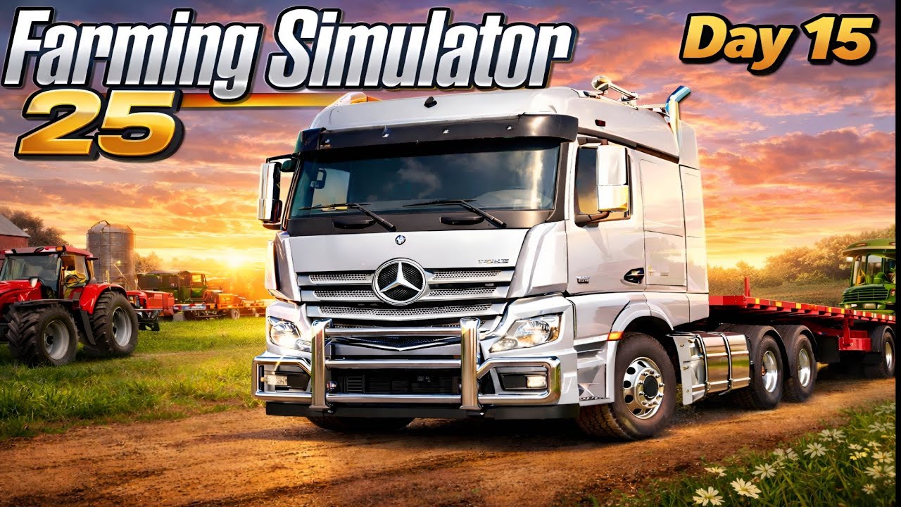 OUR NEW TRUCK AND TRAILER! FARMING SIMULATOR 25! HINDI! #15