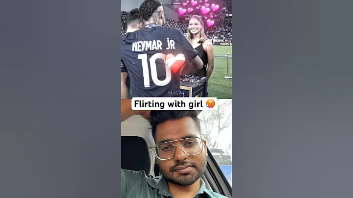 Neymar flirt with girl 🤪 #neymar #football #shorts