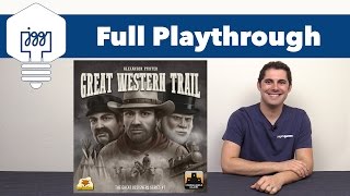 Great Western Trail Full Playthrough - JonGetsGames