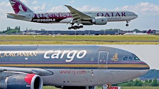 LIEGE AIRPORT PLANESPOTTING JUNE 2023 WITH ROYAL JORDANIA AIRBUS A310 AND ANTONOV AN-12