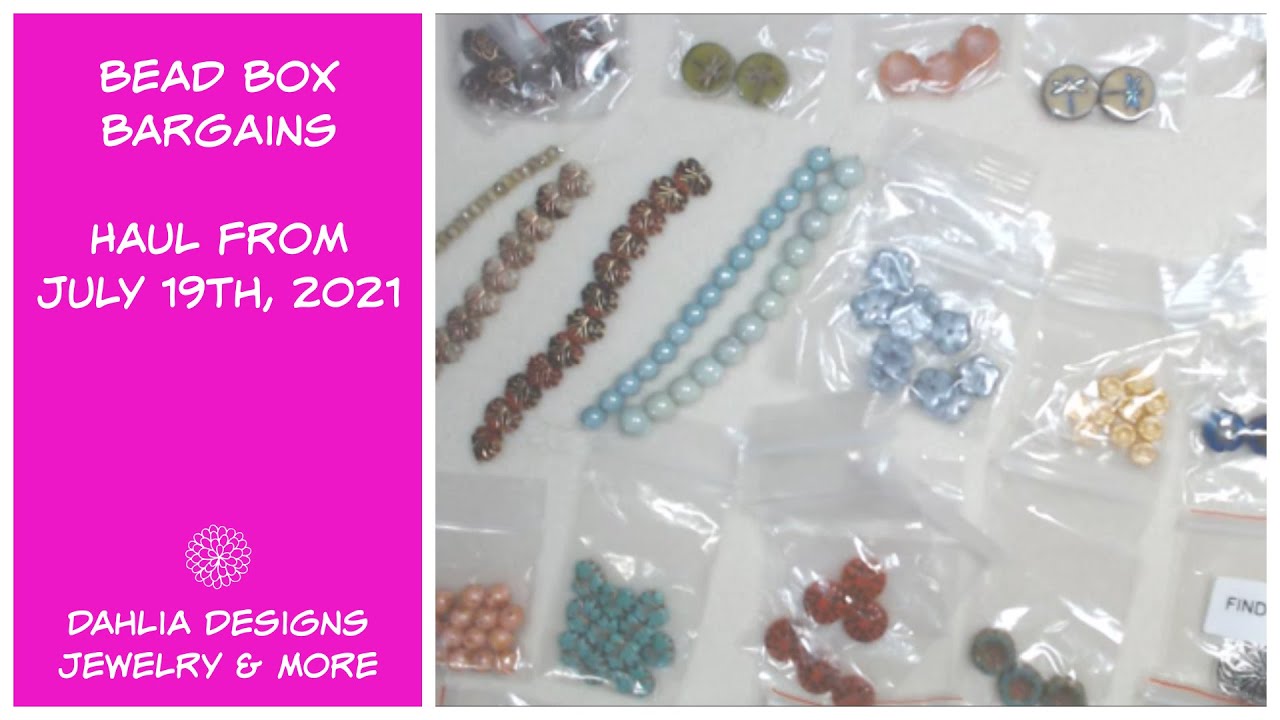 BEAD BOX BARGAINS Haul 1 July 19th YouTube