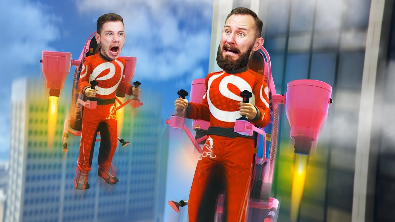 Jetpack Racing Through The City! | GTA 5 [Ep 28] - YouTube