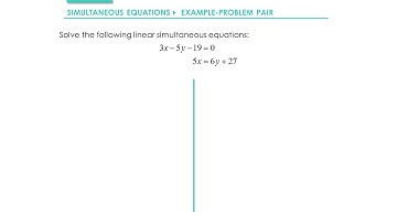 Quadratics » 6.1 Simultaneous Equations » Example (A-Level Maths)