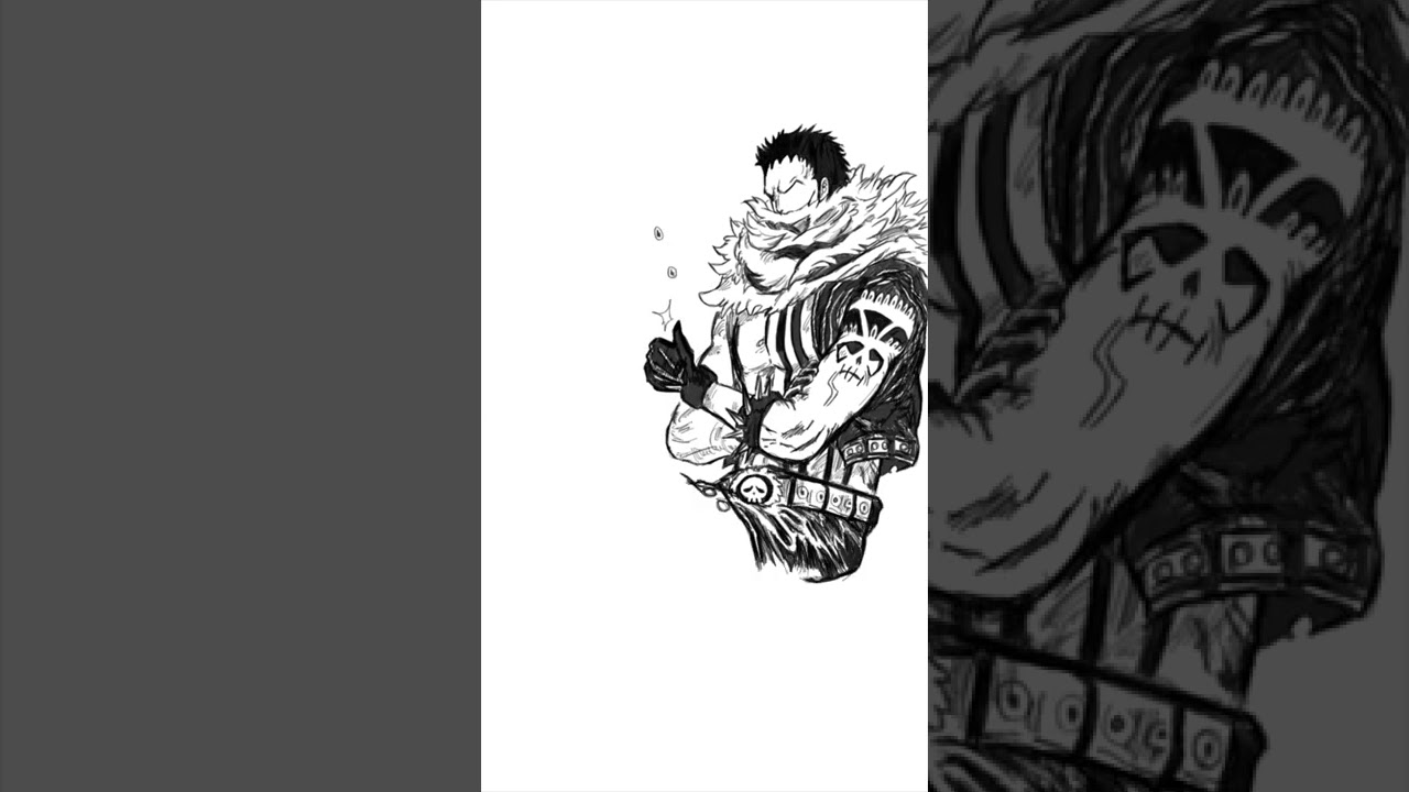 One Piece シャーロット カタクリ一発描き Youtube