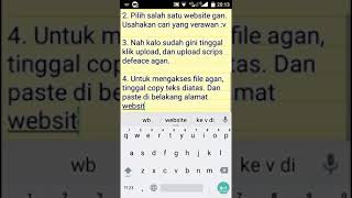 Defeace metode kindeditor (teknik pemula) di andro
