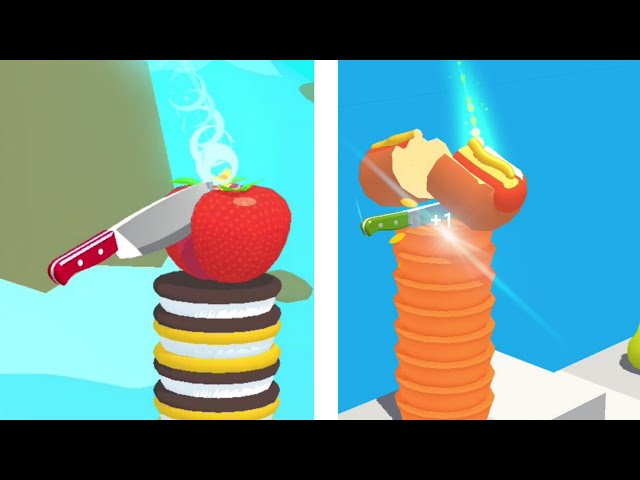 Slice it all! Very Satisfying and Relaxing Slicing Game class=
