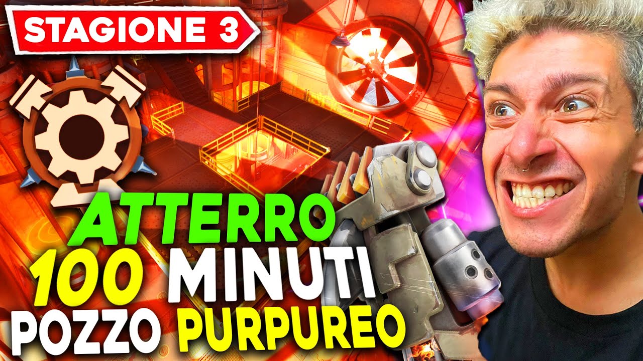 ATTERRO PER 100 MINUTI al POZZO PURPUREO nel CAPITOLO 5 di FORTNITE !!