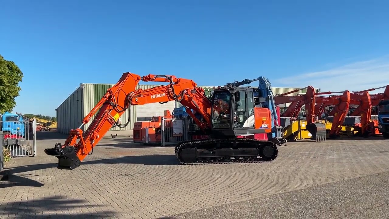 Ches Hitachi ZX 160 LC-6, 2017, Roosendaal, Noord-Brabant, Netherlands