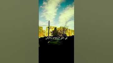 الذين يذكرون الله قياما وقعودا وعلى جنوبهم ويتفكرون في خلق السموات والأرض | الآية من سورة آل عمران