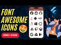 🎨 How to Use Font Awesome Icons in Flutter App? 🔥