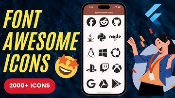 🎨 How to Use Font Awesome Icons in Flutter App? 🔥