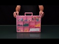 Bins & Things Toy Storage Organizer and Display Case Portable Adjustable Box w/Carrying Handle Bins & Things Toy Storage Organizer and Display Case Portable Adjustable Box w/Carrying Handle