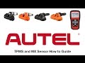 Autel TS401, how to program MX sensors