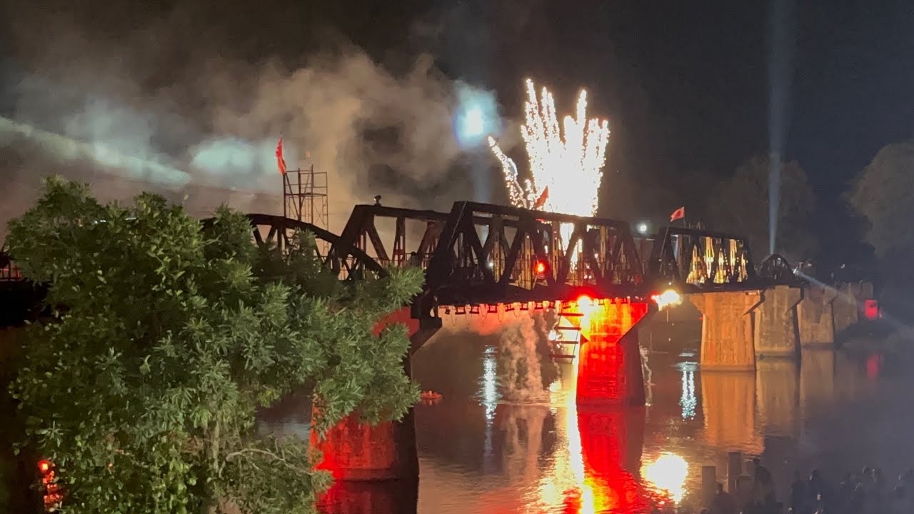 งานสัปดาห์สะพานข้ามแม่น้ำแคว 2567 | ฉากระเบิดสะพาน