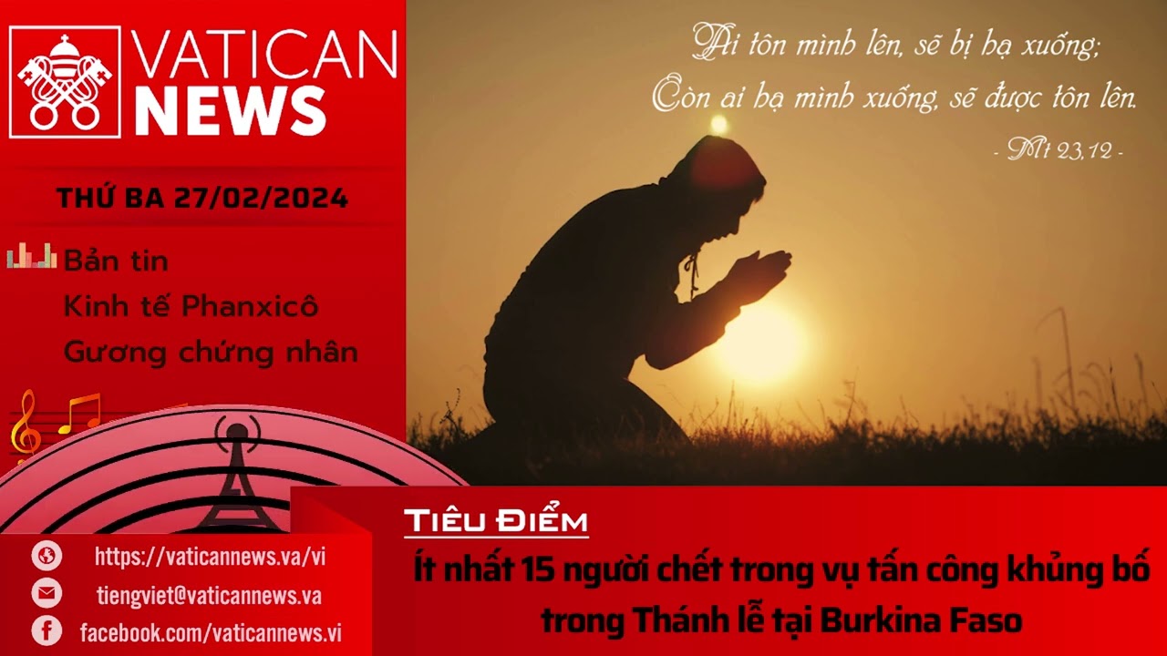 Radio thứ Ba 27/02/2024 - Vatican News Tiếng Việt