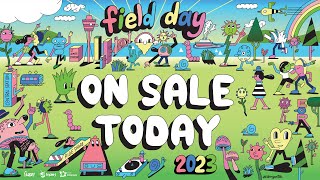 Field Day on sale midday today! (18 Aug 22)