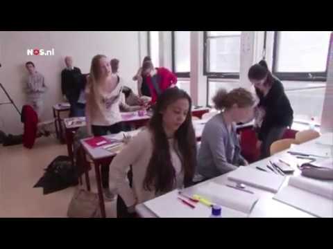 NOS Journaal op bezoek bij Examencursus SSL Leiden, 2014