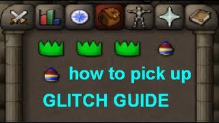(WORKING)Runescape 2007 Glitch Guide: How to Pick up the Rares in Lumbridge - BUG ABUSE