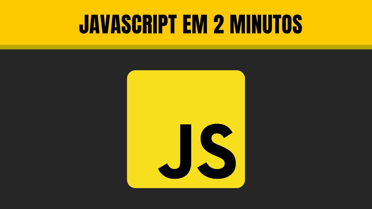O Curso de JavaScript MAIS CURTO do Brasil - YouTube