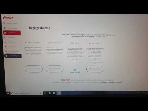 Freebox delta IPV6 ET réglage du ping