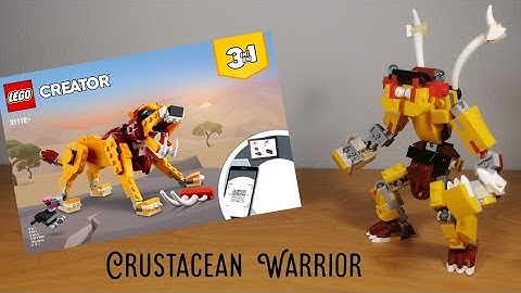 Lego 31112 alternate build Crustacean Warrior