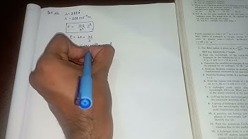 Chapter-43 Bohrs Model and Physics of the atom(Exercise-Q8 to Q14)| H C Verma |L-2