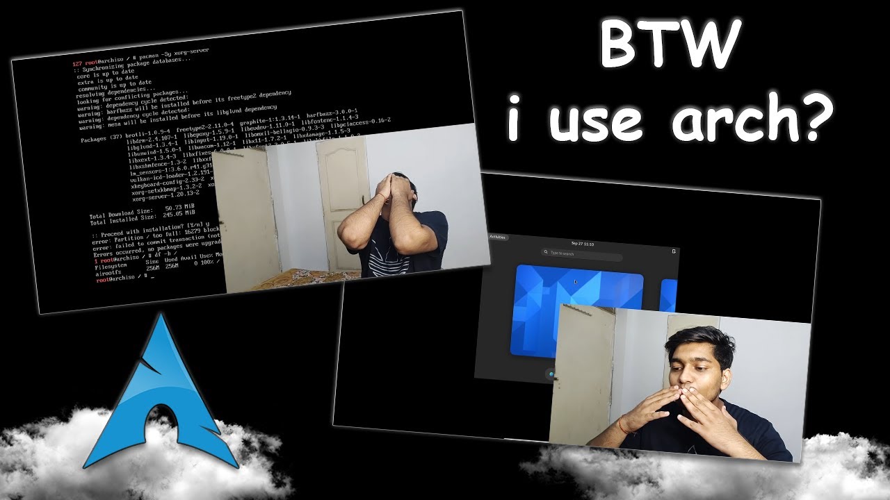 Installing ARCH LINUX for the First Time Without Experience | Bad Idea ...