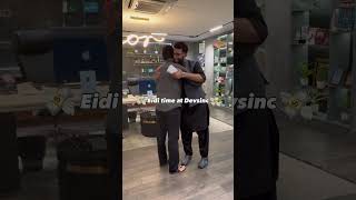 Collecting Eidi From Devsinc CEO Usman Asif #softwareengineer #eidi #ceo #devsinc