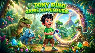Tony Dino Game Adventure! 🦖 | Dinosaur Games, T-Rex, Jurassic Fun & Educational Video for Kids screenshot 3