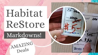 Habitat ReStore Walkthrough and AMAZING Markdowns!!  #Thrifting #Habitat #Habitat ReStore #ReStore