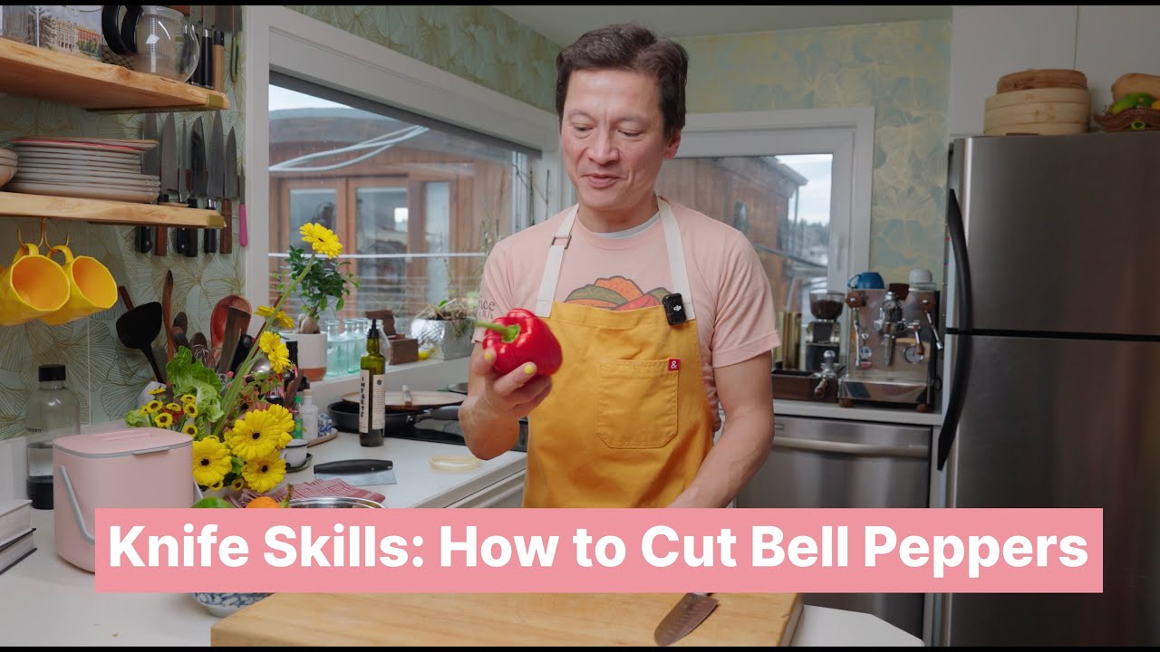 Knife Skills: How to Cut Bell Peppers