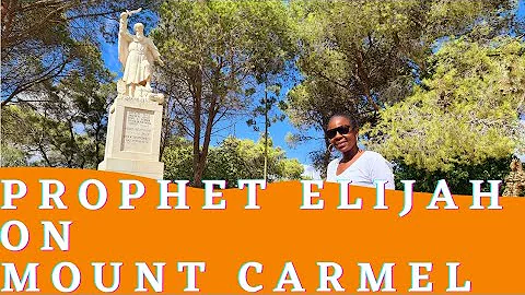 MOUNT CARMEL ISRAEL- Prophet Elijah and the prophets of Baal - Real Place/ Bible Live