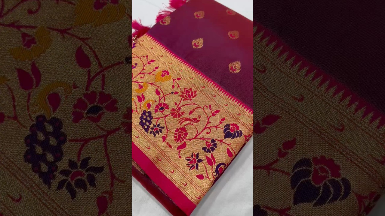 Traditional Wedding Paithani Soft Silk Saree