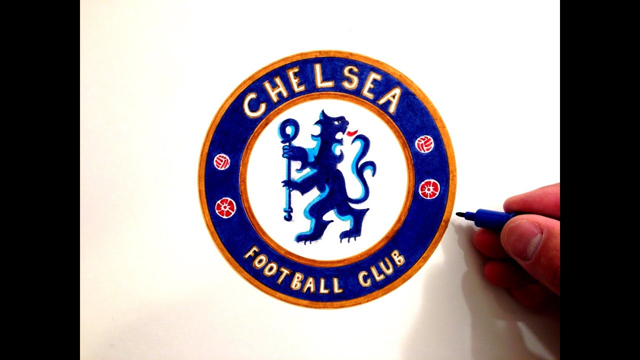 How To Draw The Chelsea Fc Logo Youtube