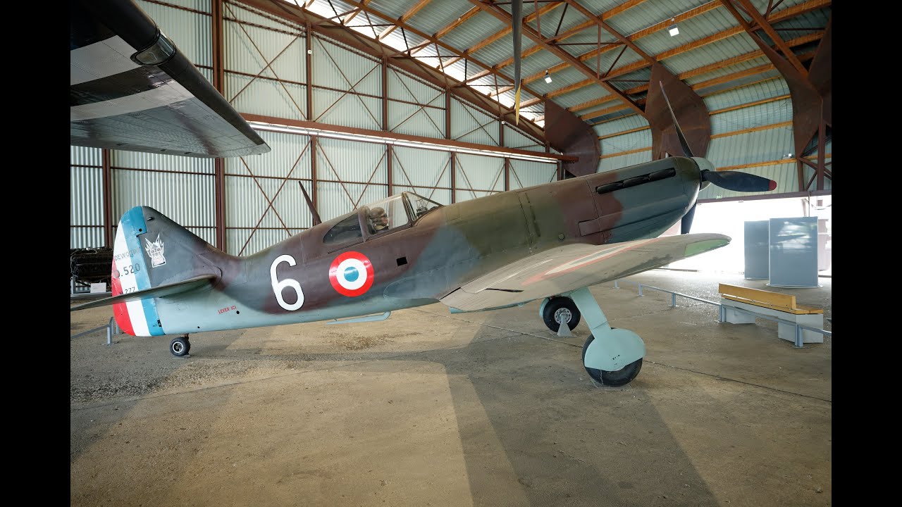 Le hall de la 2ᵉ guerre mondiale 4K - Musée de l'Air et de l'Espace - Le Bourget- France