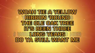 TONY ORLANDO   TIE A YELLOW RIBBON 'ROUND THE OLE OAK TREE   KARAOKE