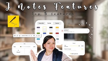 J NOTES: Top 5 features 💌🌷| samsung s6 lite