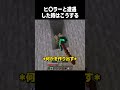 もしあの人と遭遇したら! #minecraft