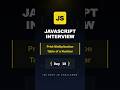 Multiplication Table in JavaScript (Using for Loop)